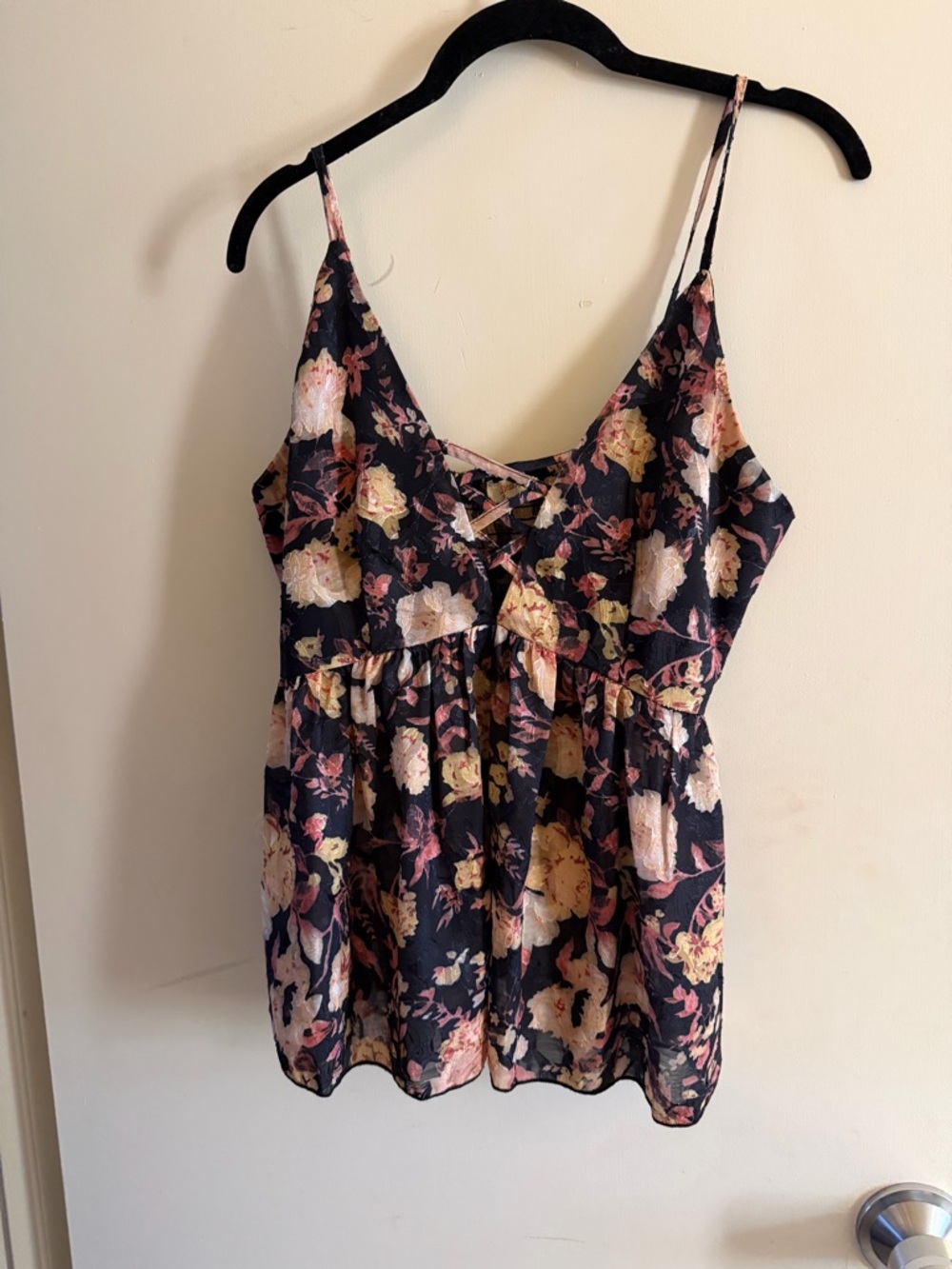 Floral Spaghetti Strap Top